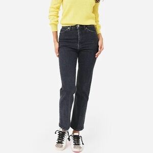 Re/Done Jeans Re/Done Crop Boot In Stoned Noir Jeans size 26